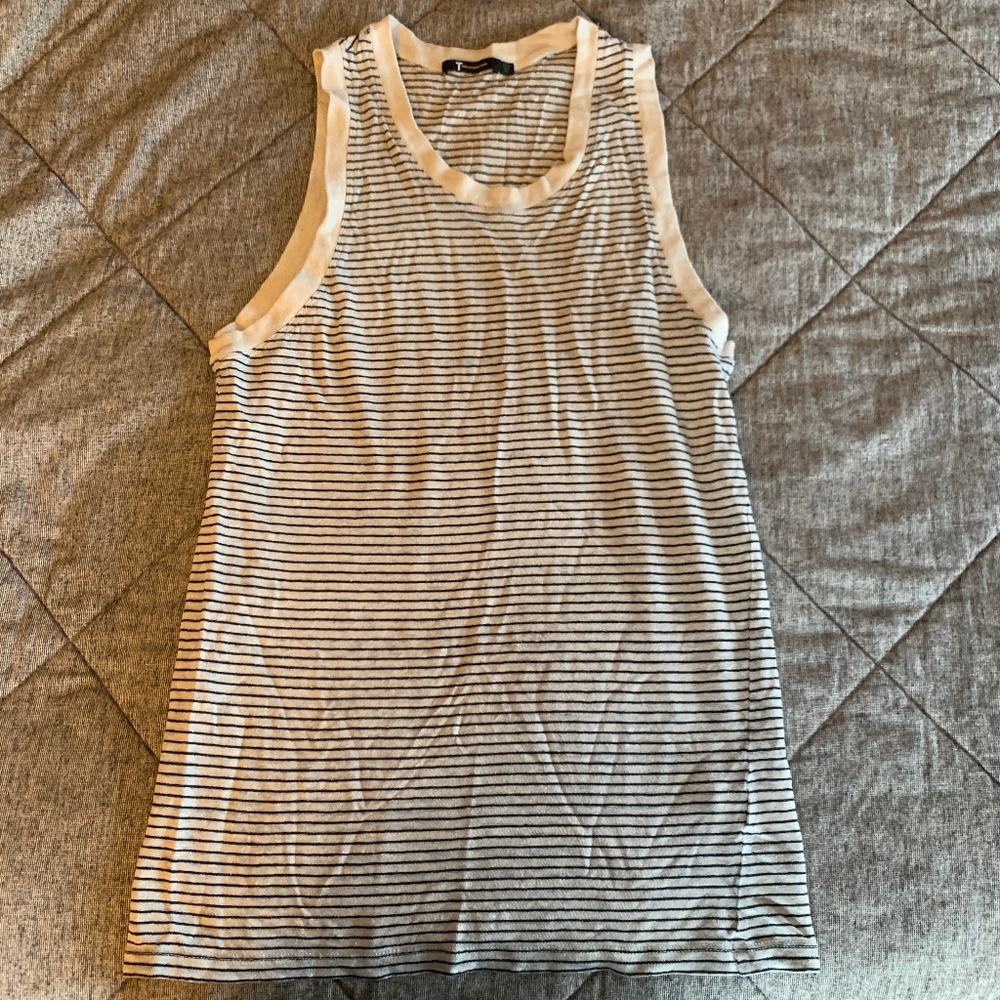 T by Alexander Wang Long Striped Tank